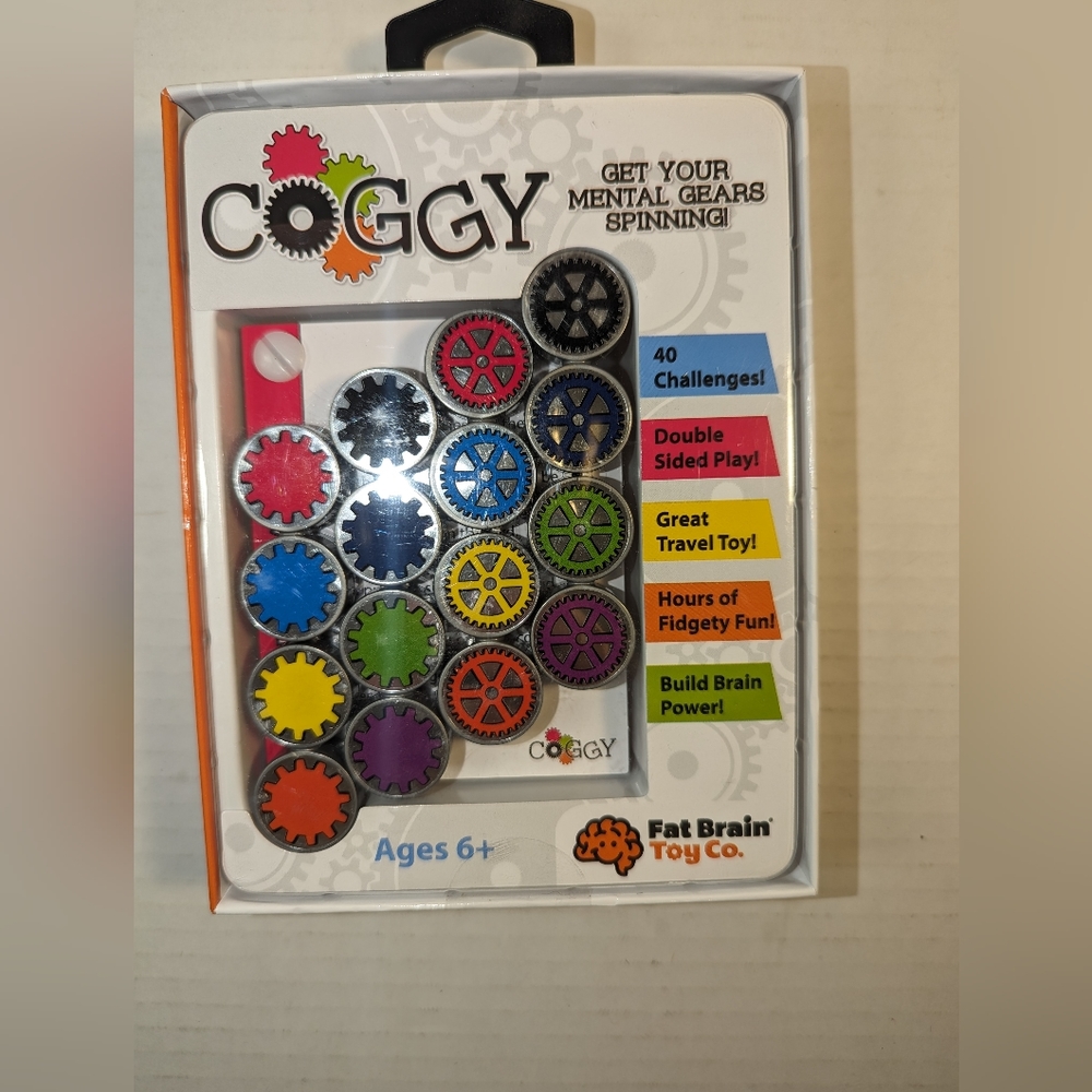 Coggy Gear Solving Brain Teasing Logic Spinning Game New Multi color Strategy